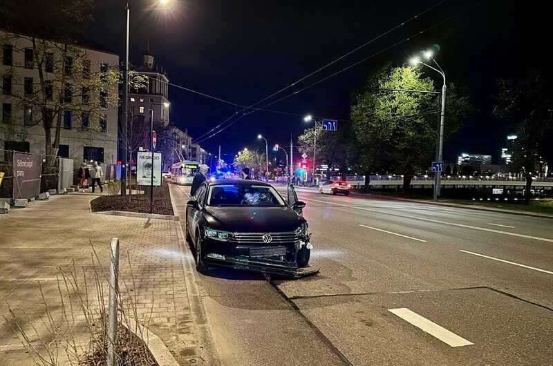 Пьяные дипломаты из Азербайджана устроили аварию в центре Вильнюса