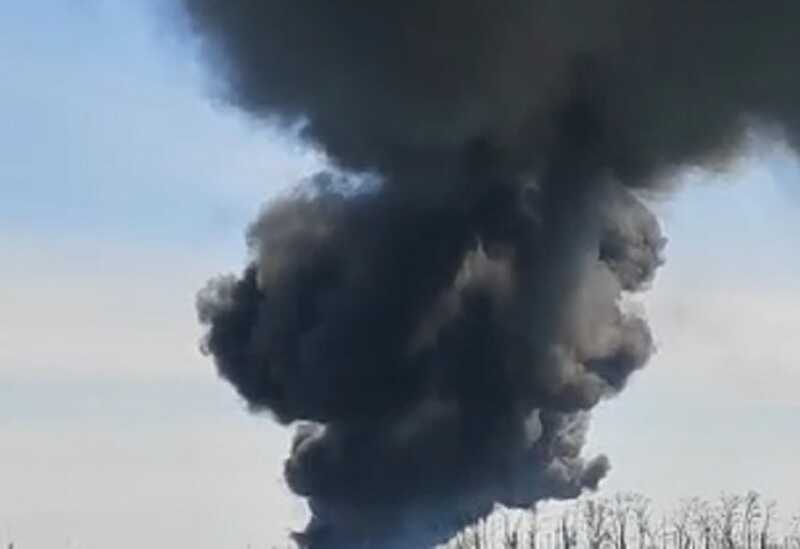 В Краснодарском крае возник пожар на НПЗ после нападения