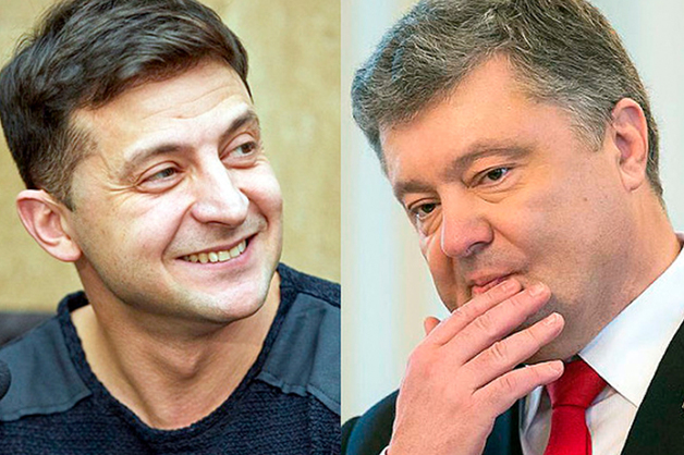 Экзитпол: Зеленский набирает почти 76%, Порошенко — 24%