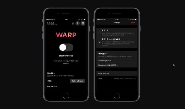 У пользователей iPhone и Android появился бесплатный VPN от Cloudflare