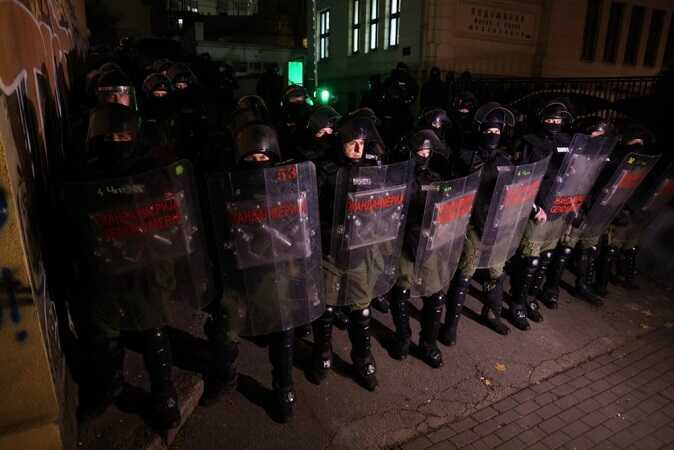 Начались задержания протестующих оппозиционеров из "Сербия против насилия"